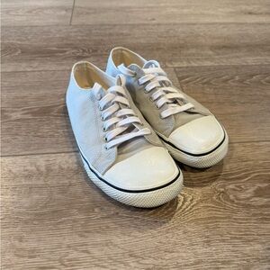 Bohempia Herlik 2.0 Canvas Sneakers in Light Grey-White, Size 39 EU, Reg Width